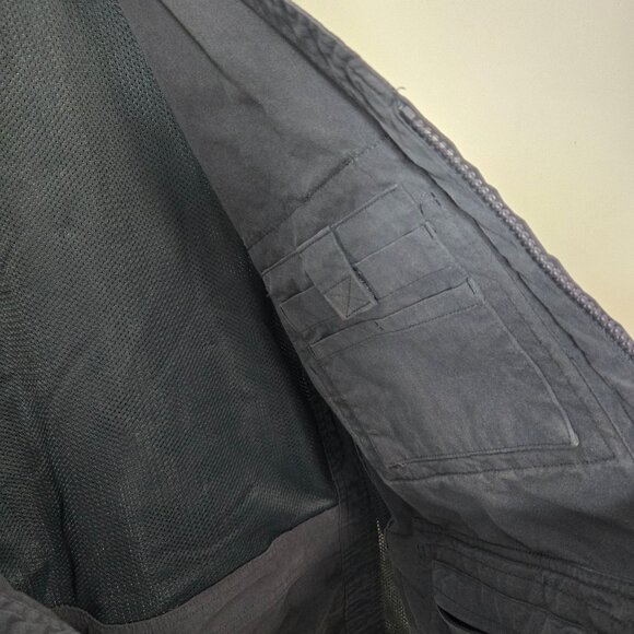 Duluth Trading Men's Size L Fire Hose DuluthFlex Working Man's Vest Blue Canvas - Picture 9 of 11